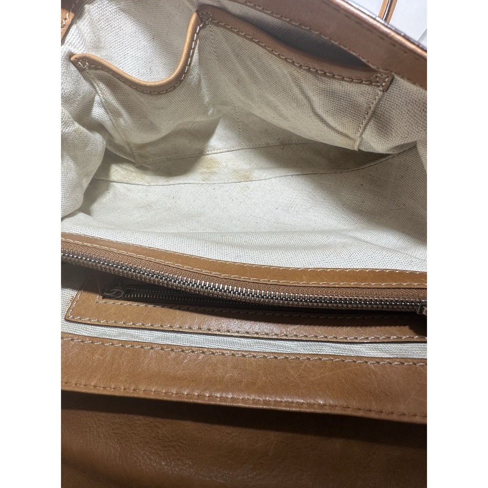Michael Kors Vintage Astor Leather Purse & Wallet set Caramel Colored w. Silver - Picture 12 of 12